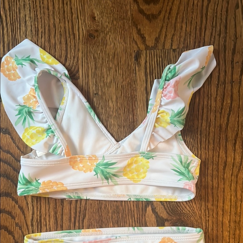 Janie and Jack Pineapple Print Bikini Set | size 5 - Picture 4 of 4